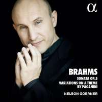 Brahms: Sonata op. 5; Variations on a theme by Paganini