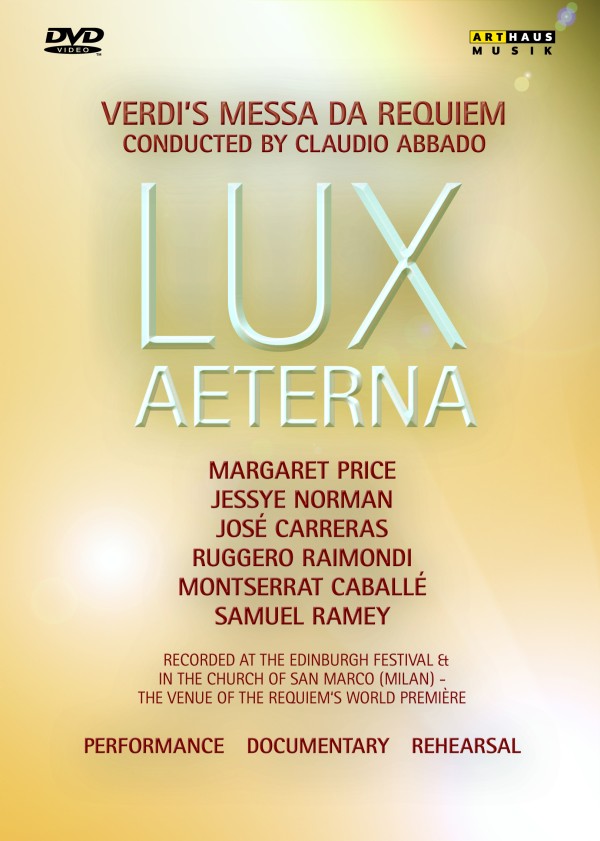 Lux Aeterna - VERDI: Messa da Requiem