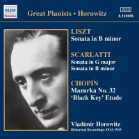 GREAT PIANISTS - HOROWITZ ( 1932 - 34 )