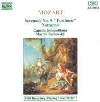 Mozart: "Posthorn"Serenade, Notturno
