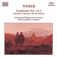 WEBER: Symphonies Nos. 1 and 2, Turandot; Silvana;  Die Drei Pintos