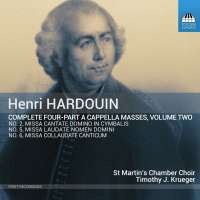 Hardouin: Complete Four-Part a cappella Masses Vol. 2