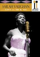 JAZZ ICONS:  SARAH VAUGHAN   Live in \'58 and \'64  (Sweden & Holl