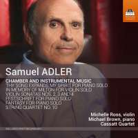 Adler: Chamber and Instrumental Music