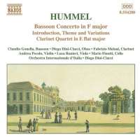 HUMMEL: Bassoon Concerto; Clarinet Quartet