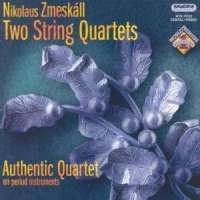 Zmeskal: 2 string quartets