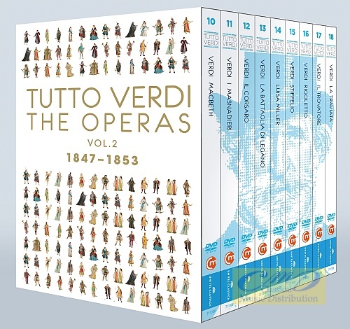 Tutto Verdi - The Operas Vol. 2, 1847- 1853 Macbeth, I masnadieri, Il corsaro, La Battaglia di Legnano, Luisa Miller, Stiffelio, Rigoletto, Il Trovatore, La Traviata