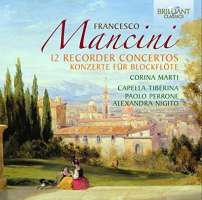 WYCOFANE     Mancini: 12 Recorder Concertos