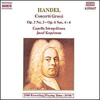Handel: Conc. Grossi Op. 3No. 3