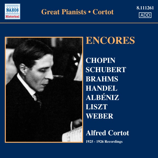 Cortot Alfred - Encores - 78 rpm Recordings