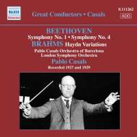 BEETHOVEN: Symphonies Nos. 1 and 4 / BRAHMS: Variations on a Theme by Haydn