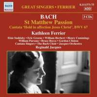 Bach: St Matthew Passion BWV 244, Cantata BWV 67, nagr. 1947-48