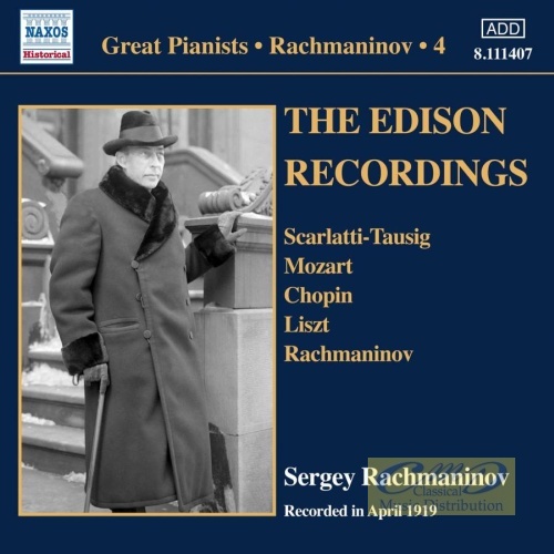 Rachmaninov: Piano Solo Recordings Vol. 4 - The Edison Recordings