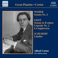 WEBER: Sonata No. 2, LISZT: Sonata in B minor, SCHUBERT: Ländler