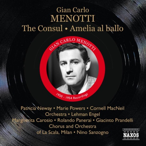Menotti: The Consul, Amelia al ballo, nagr. 1950, 1954 (2 CD)