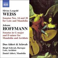 WEISS: Sonatas Nos. 14 & 20  for Lute & Mandolin, HOFFMAN:  Mandolin Sonatas
