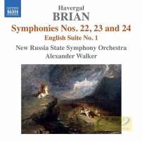 Havergal Brian: Symphonies Nos. 22, 23 & 24, English Suite No. 1