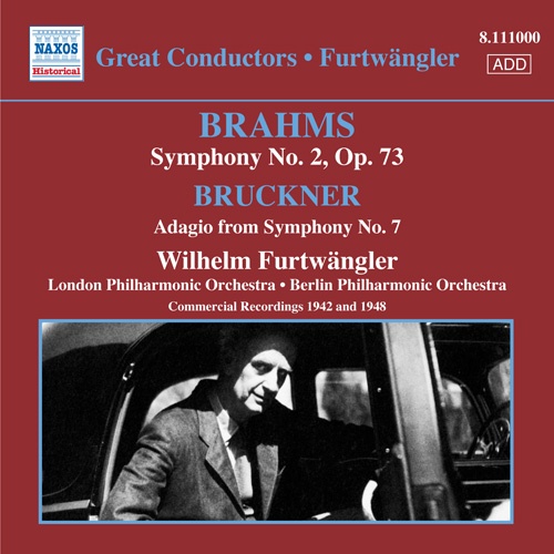 BRAHMS JOHANNES - Symphony No. 2 / BRUCKNER - Adagio from symphony 7