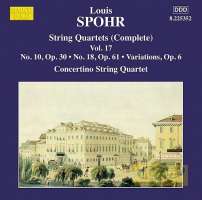 Spohr: String Quartets Vol. 17