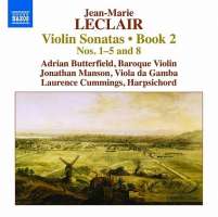 Leclair: Violin Sonatas Book 2 - Nos. 1 - 5 & 8