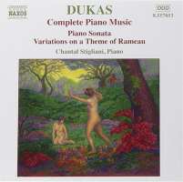DUKAS: Piano Sonata; Variations on a Theme of Rameau