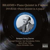 Brahms; Dvorak: Piano Quintets