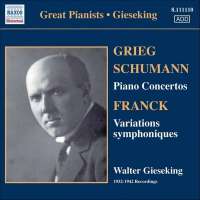 SCHUMANN / GRIEG: Piano Concertos / FRANCK: Symphonic Variations