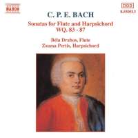 Bach C.P.E.: Sonatas for Flute and Harpsichord, Wq. 83-87