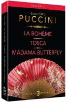 Puccini: La Boheme,  Tosca,  Madama Butterfly