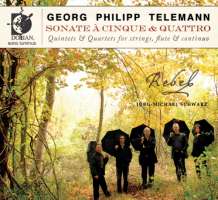 Telemann: Sonate A Cinque (Quintets & Quartets For Stings Flute and Continuo)