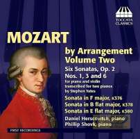 Mozart by Arrangment Vol. 2 - Six Sonatas Op. 2, Nos. 1, 3 & 6