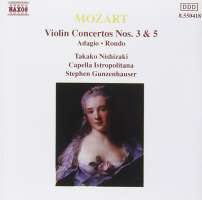 Mozart: Violin Concertos Nos. 3 and 5