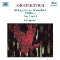 SHOSTAKOVICH: String Quartets Vol. 3