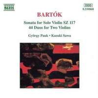 BARTOK: Violin Solo Sonatas