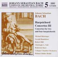 BACH: Harpsichord Concertos, Vol. 3