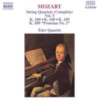 Mozart: String Quartets, K. 168-169 and K. 589, 'Prussian No. 2'
