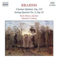 BRAHMS: Clarinet Quintet, ...