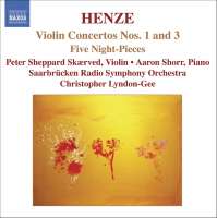 HENZE: Violin concertos nos 1 - 3