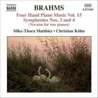 BRAHMS: Four-Hand Piano Music, Vol. 15