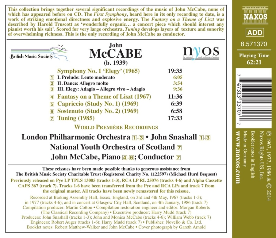 McCabe: Symphony No. 1 - slide-1