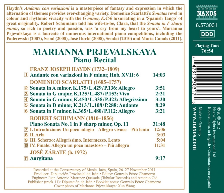 Marianna Prjevalskaya - Piano Recital - slide-1
