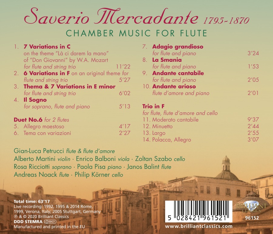 Mercadante: Chamber Music for Flute - slide-1