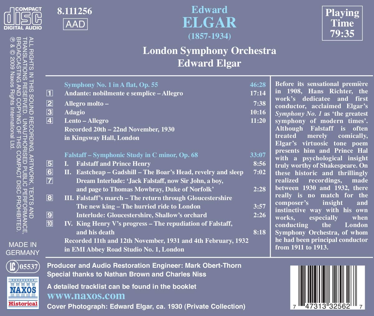 Elgar: Elgar conducts Elgar - slide-1