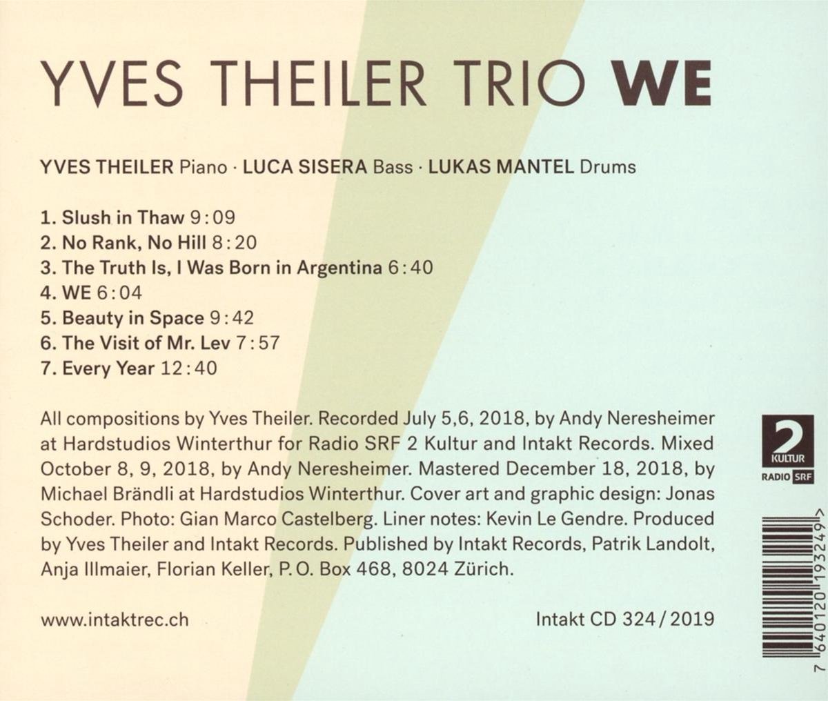 Yves Theiler Trio/Sisera/Mantel: We - slide-1