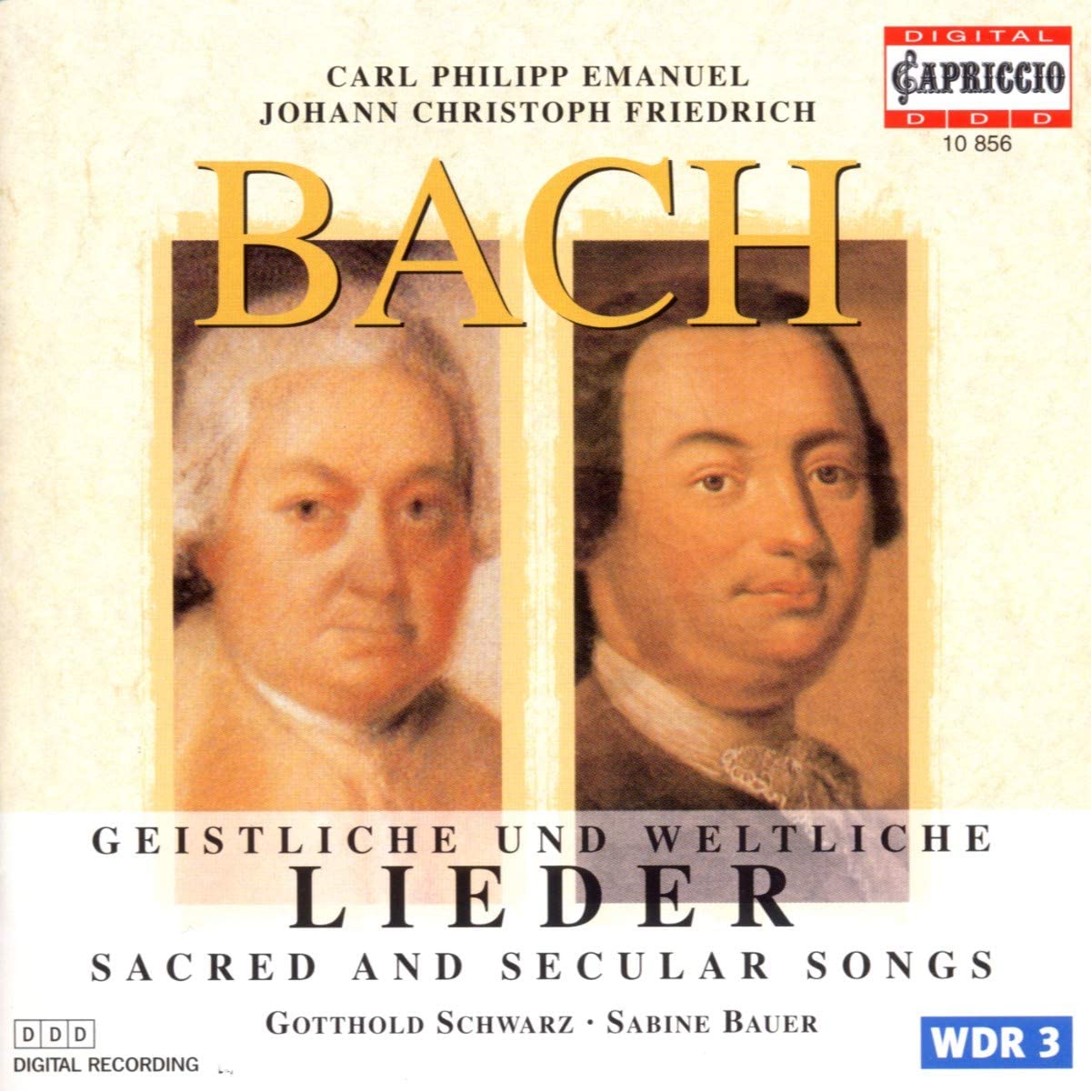 CPE/JCF Bach: Sacred and Secular Lieder