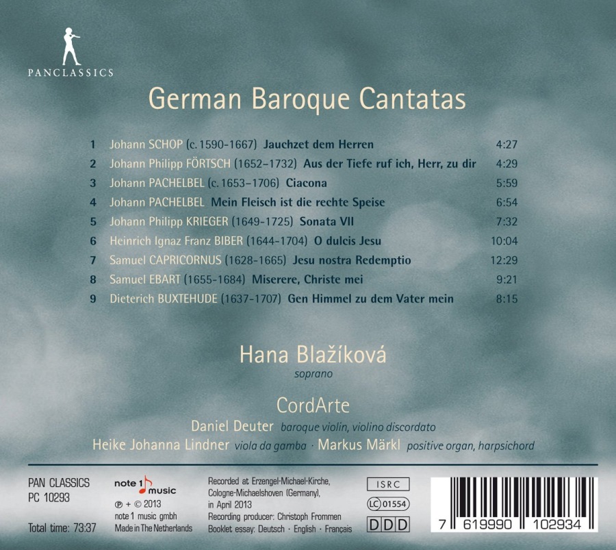 German Baroque Cantatas - Schop, Ebart, Biber, Pachelbel, Buxtehude, ... - slide-1