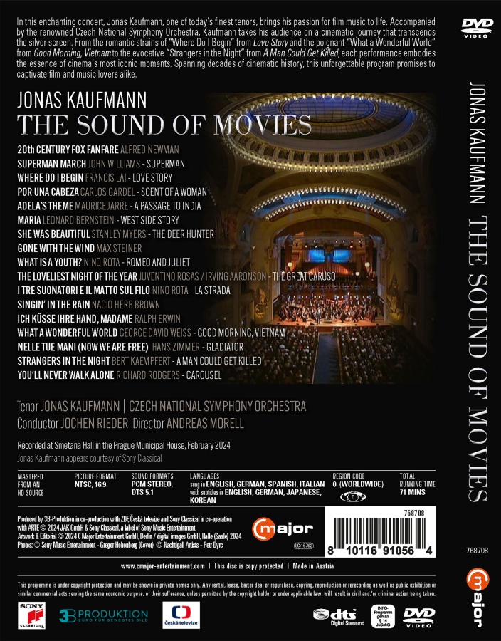 Jonas Kaufmann – The Sound of Movies (DVD) - slide-1