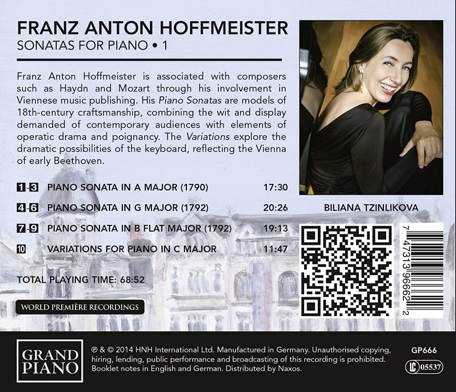 Hoffmeister: Piano Sonatas Vol. 1 - slide-1