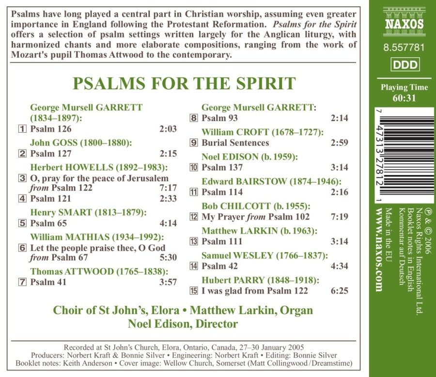 PSALMS FOR THE SPIRIT - slide-1