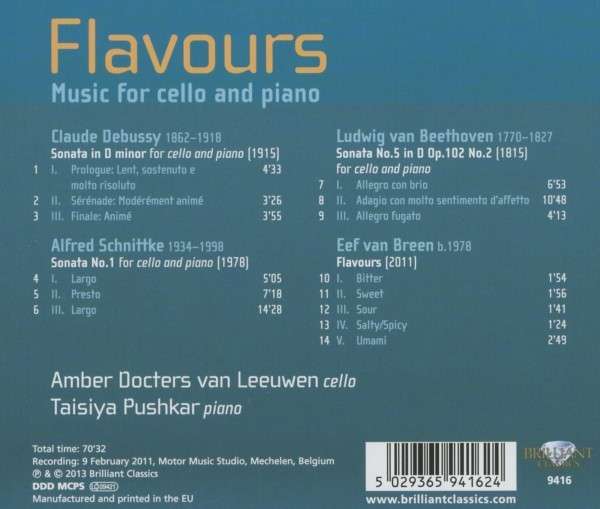 Flavours: Music for Cello and Piano - slide-2